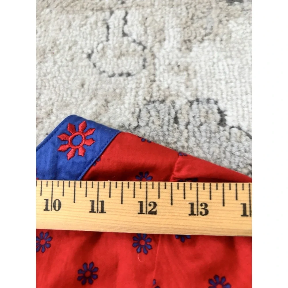 American‎ Girl Dress Size 10 Graphic Print Tie Front Zipper Back